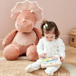 Best Peluche géante tricératops Popsie (80 cm) Grande Peluche (60 Cm Et +)
