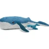 Online Peluche Gravillou baleine maman et bébé Les Ptipotos bleu Peluche Moyenne (20-59 Cm)