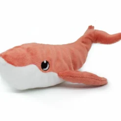 Les Déglingos Peluche Gravillou baleine maman et bébé Les Ptipotos terracotta