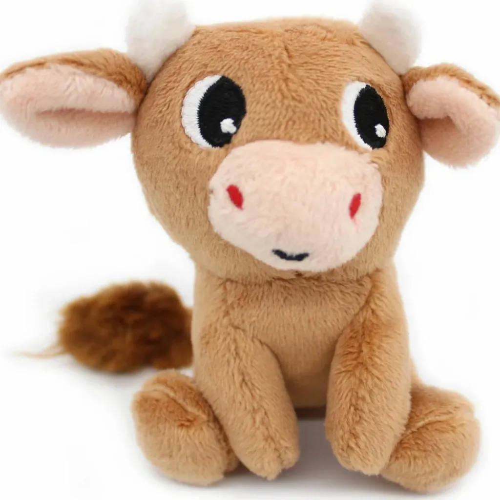 Les Déglingos Peluche Hindou maman et bébé Les Ptipotos Cassonade (31 cm)