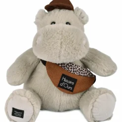 Histoire d'Ours Peluche Hippopotame HELLO BROOK beige (20 cm)
