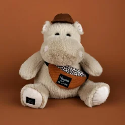 Histoire d'Ours Peluche Hippopotame HELLO BROOK beige (20 cm)