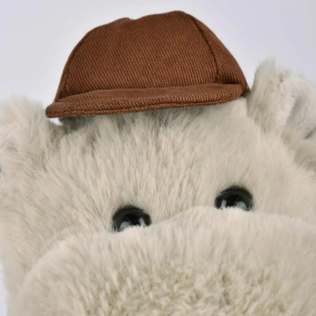 Histoire d'Ours Peluche Hippopotame HELLO BROOK beige (20 cm)