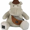 Histoire d'Ours Peluche Hippopotame HELLO BROOK beige (38 cm)