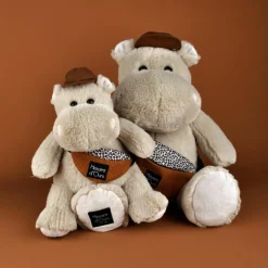 Histoire d'Ours Peluche Hippopotame HELLO BROOK beige (38 cm)