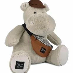 Histoire d'Ours Peluche Hippopotame HELLO BROOK beige (38 cm)