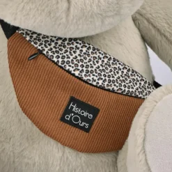 Histoire d'Ours Peluche Hippopotame HELLO BROOK beige (38 cm)