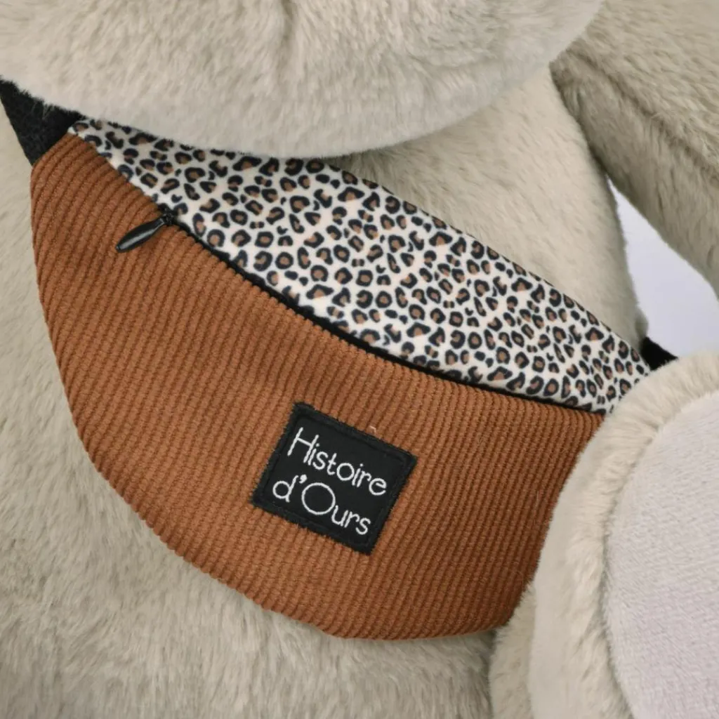 Histoire d'Ours Peluche Hippopotame HELLO BROOK beige (38 cm)