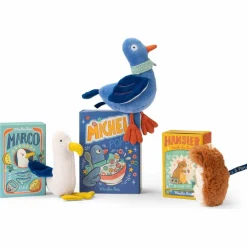 Moulin Roty Peluche hochet pigeon Michel Puce et Pilou (20 cm)