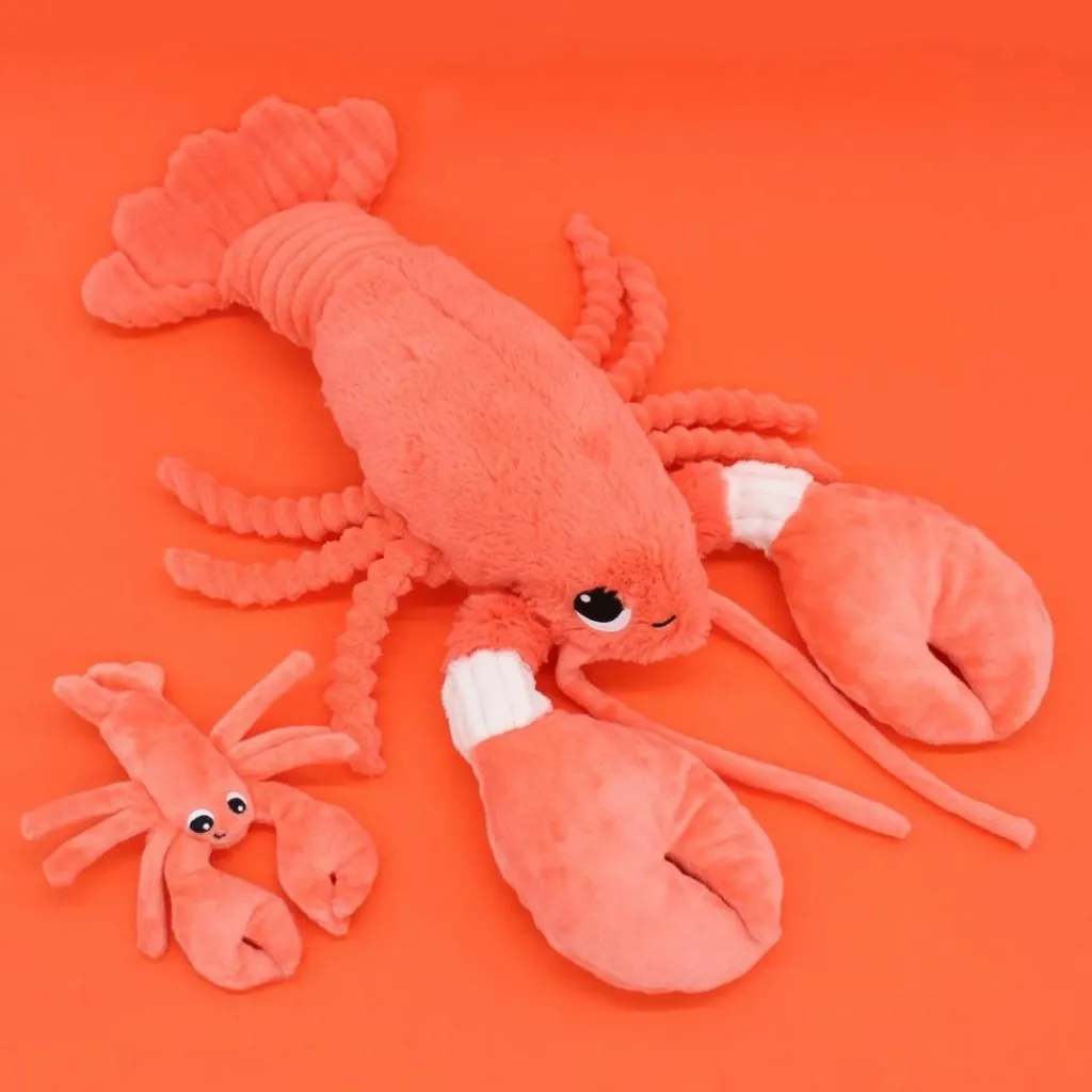 Discount Peluche Iloveyou maman et bébé Les Ptipotos Corail (48 cm) Peluche Moyenne (20-59 Cm)