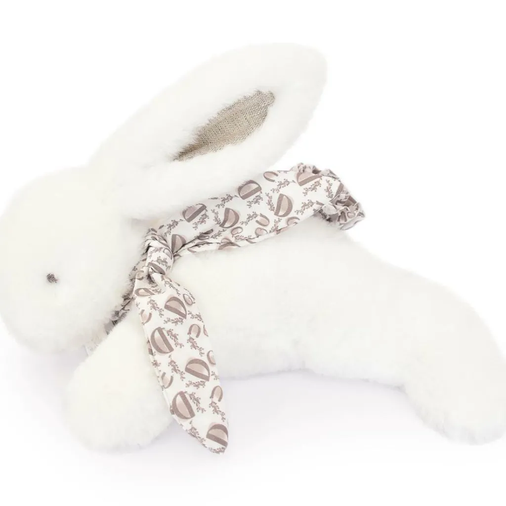 Outlet Peluche Lapin Doudou Pantin blanc (25 cm) Peluche Moyenne (20-59 Cm)