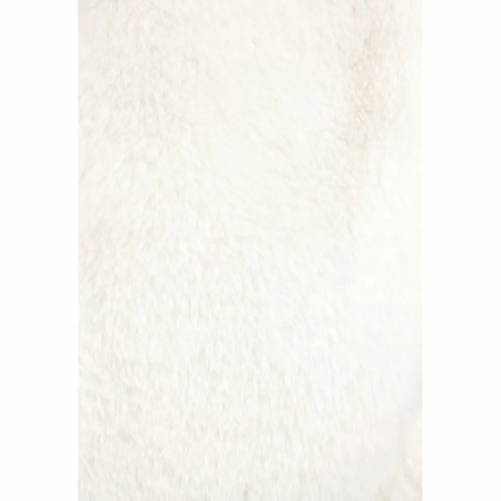 Doudou et Compagnie Peluche Lapin Fleurette Blanc (50 cm)