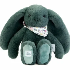 Doudou et Compagnie Peluche Lapin Fleurette Eucalyptus (25 cm)