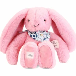 Doudou et Compagnie Peluche Lapin Fleurette Grenadine (25 cm)