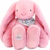 Doudou et Compagnie Peluche Lapin Fleurette Grenadine (50 cm)