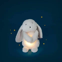 Discount Peluche lapin lumineux Puce et Pilou (31 cm) Veilleuse Peluche
