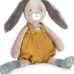 Moulin Roty Peluche lapin ocre Trois petits lapins (38 cm)