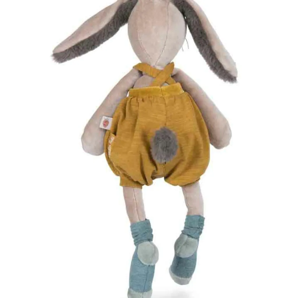Moulin Roty Peluche lapin ocre Trois petits lapins (38 cm)