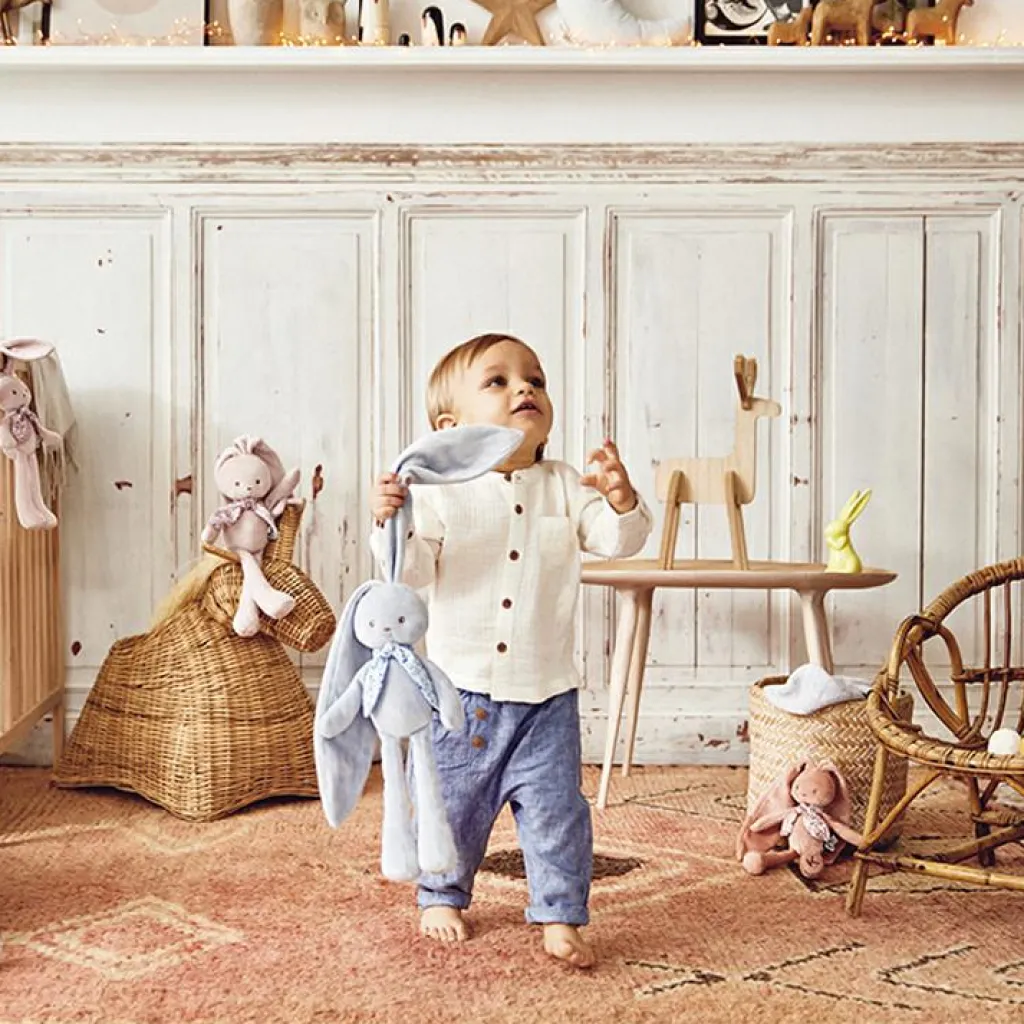 Peluche Lapinoo pantin rose (35 cm) Peluche Moyenne (20-59 Cm)