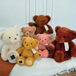 Histoire d'Ours Peluche le Nounours rose praline (28 cm)