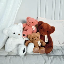 Histoire d'Ours Peluche le Nounours rose praline (28 cm)