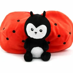 Les Déglingos Peluche Les Flipetz Comet la coccinelle-tomate