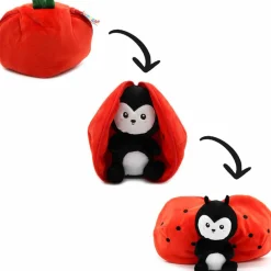 Les Déglingos Peluche Les Flipetz Comet la coccinelle-tomate