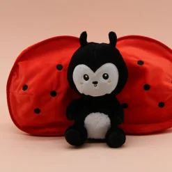 Les Déglingos Peluche Les Flipetz Comet la coccinelle-tomate