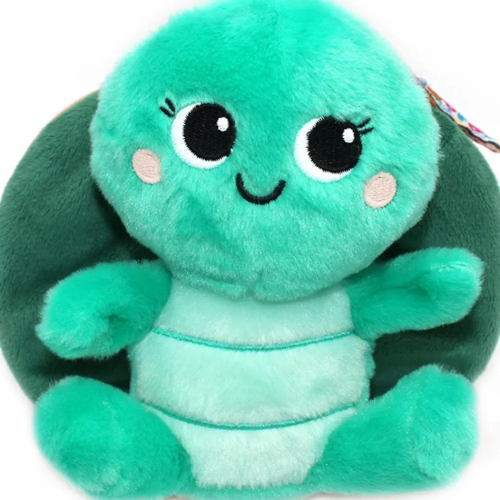 Discount Peluche Les Flipetz Corvet la tortue-pêche Petite Peluche (< 20 Cm)