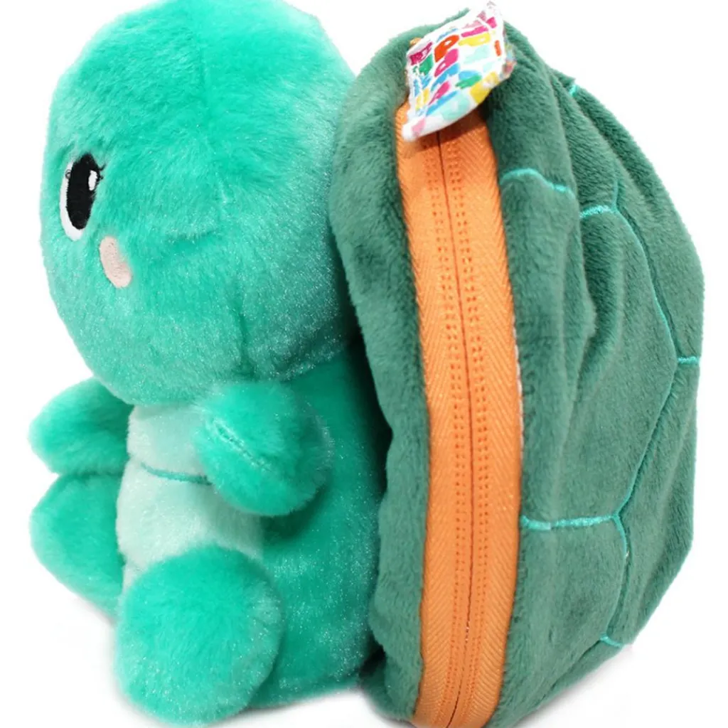 Discount Peluche Les Flipetz Corvet la tortue-pêche Petite Peluche (< 20 Cm)