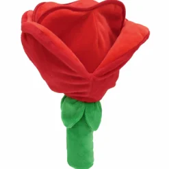 Les Déglingos Peluche Les Flipetz Cœur et Fleur Rouge Coquelicot