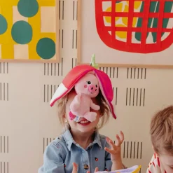 Les Déglingos Peluche Les Flipetz Piglet le cochon-radis