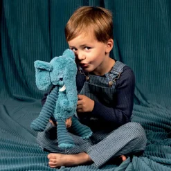 Outlet Peluche Les Ptipotos Dimoitou l'éléphant (26 cm) Peluche Moyenne (20-59 Cm)