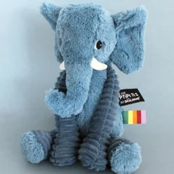 Outlet Peluche Les Ptipotos Dimoitou l'éléphant (26 cm) Peluche Moyenne (20-59 Cm)