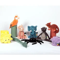 Outlet Peluche Les Ptipotos Dimoitou l'éléphant (26 cm) Peluche Moyenne (20-59 Cm)