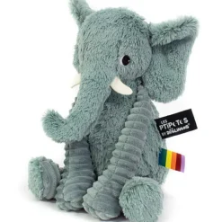 Les Déglingos Peluche Les Ptipotos Dimoitou l'éléphant vert (26 cm)