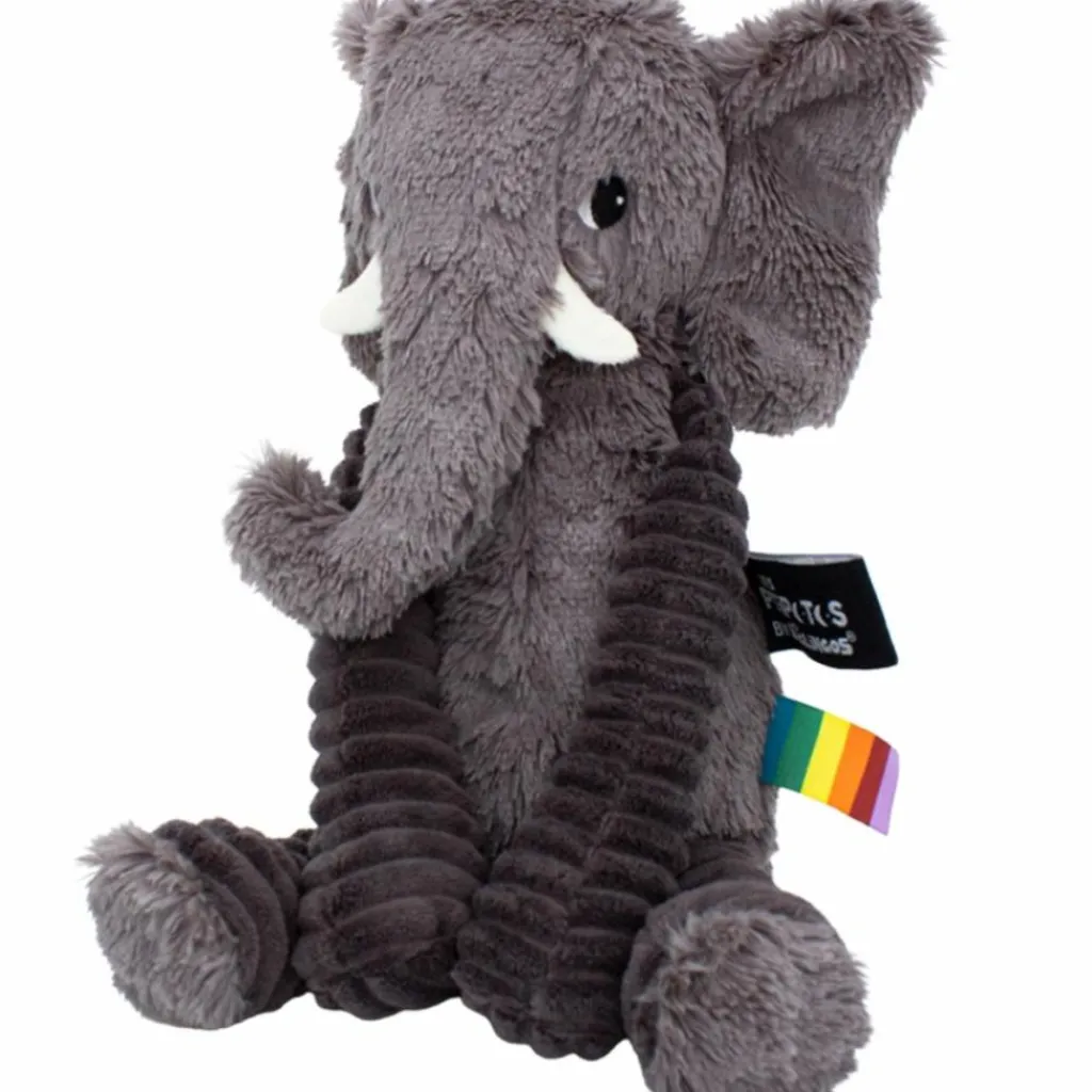 Les Déglingos Peluche Les Ptipotos Dimoitou l'éléphant gris (35 cm)