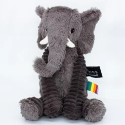 Les Déglingos Peluche Les Ptipotos Dimoitou l'éléphant gris (35 cm)