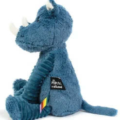 Outlet Peluche Les Ptipotos Grobisou le rhinocéros bleu (26 cm) Peluche Moyenne (20-59 Cm)