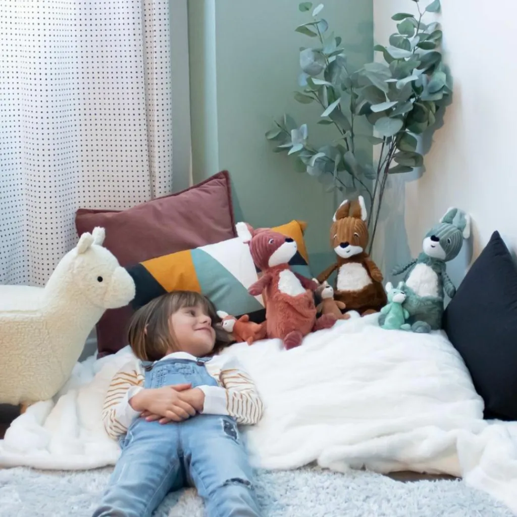 New Peluche Les Ptipotos Kangourou cassonade (33 cm) Peluche Moyenne (20-59 Cm)