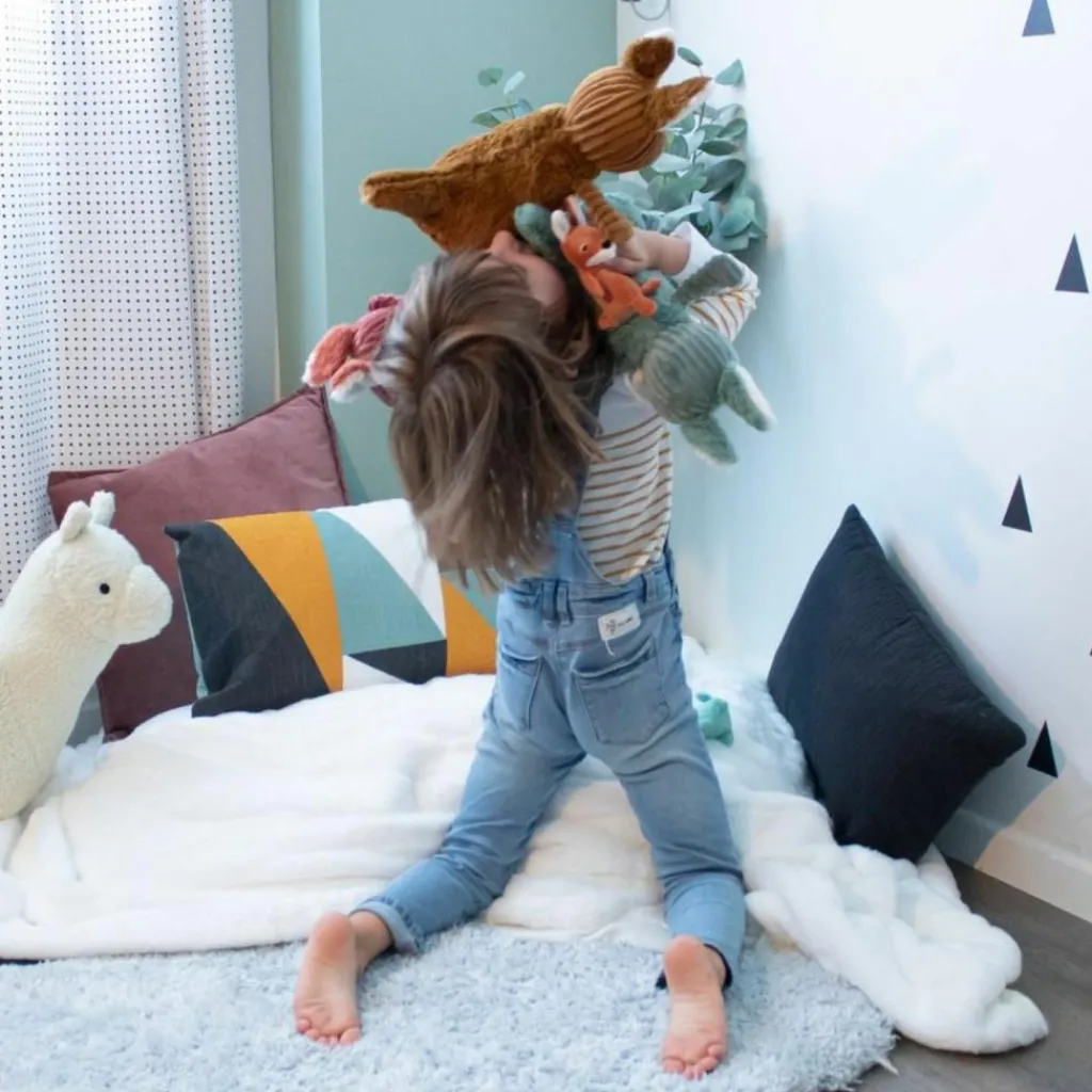 New Peluche Les Ptipotos Kangourou cassonade (33 cm) Peluche Moyenne (20-59 Cm)