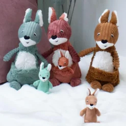 New Peluche Les Ptipotos Kangourou cassonade (33 cm) Peluche Moyenne (20-59 Cm)