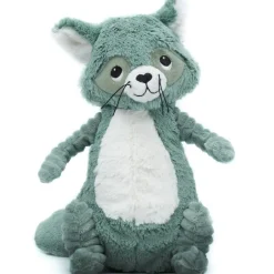Les Déglingos Peluche Les Ptipotos Netoitou le raton laveur vert (26 cm)