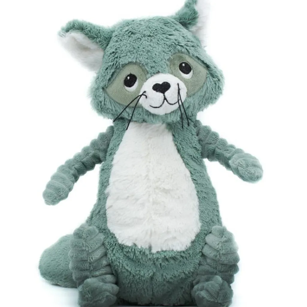 Les Déglingos Peluche Les Ptipotos Netoitou le raton laveur vert (26 cm)