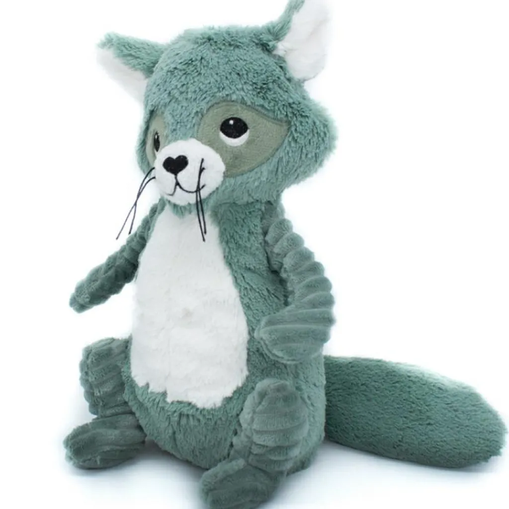 Les Déglingos Peluche Les Ptipotos Netoitou le raton laveur vert (26 cm)