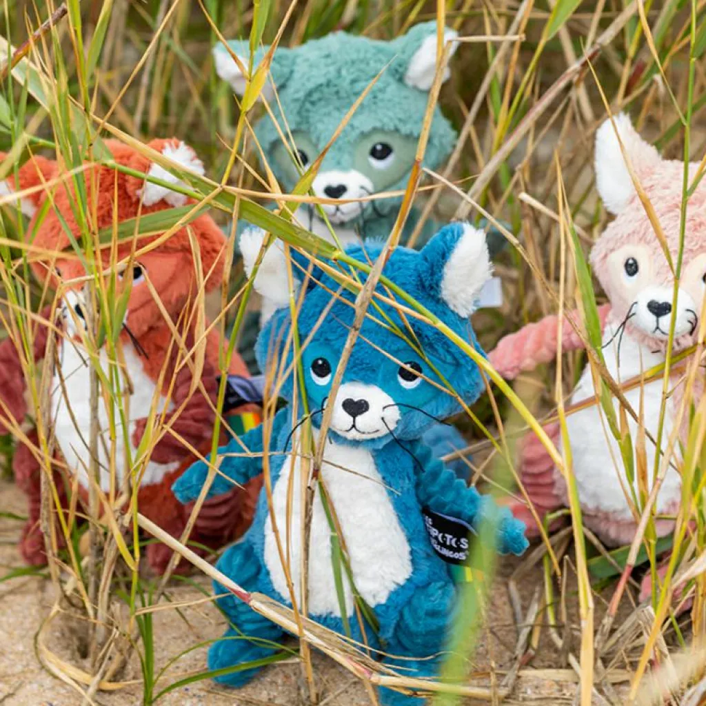 Les Déglingos Peluche Les Ptipotos Netoitou le raton laveur vert (26 cm)