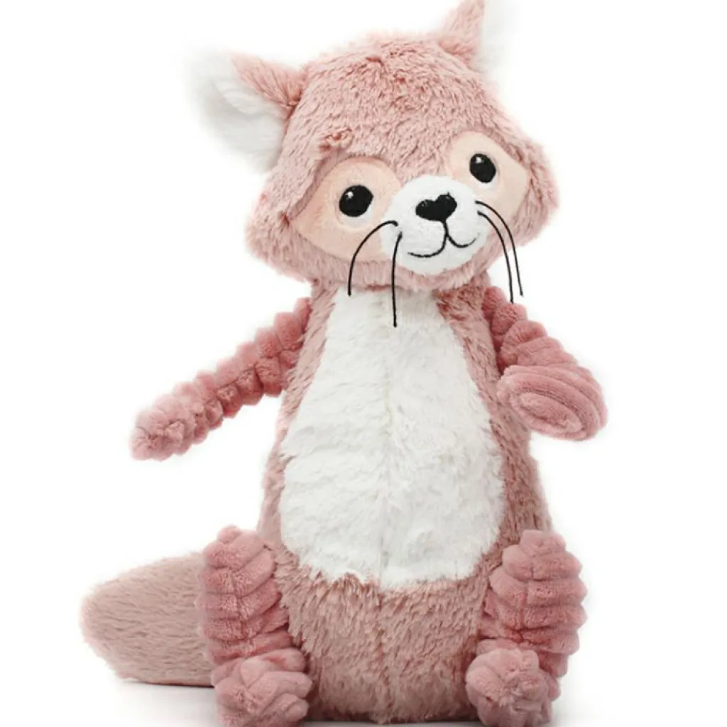 Les Déglingos Peluche Les Ptipotos Netoitou le raton laveur rose (26 cm)