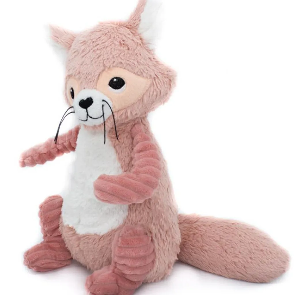 Les Déglingos Peluche Les Ptipotos Netoitou le raton laveur rose (26 cm)