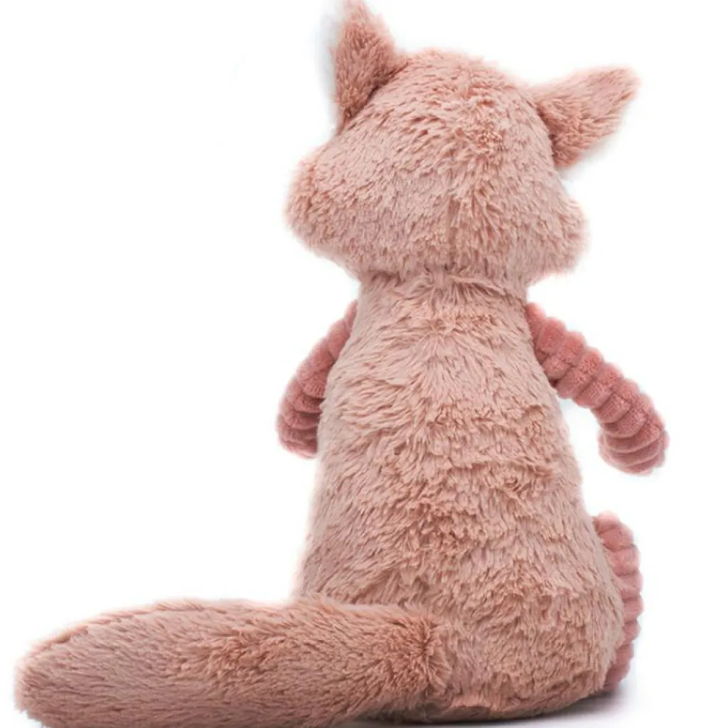 Les Déglingos Peluche Les Ptipotos Netoitou le raton laveur rose (26 cm)