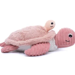 Les Déglingos Peluche Les Ptipotos Sauvenou maman et bébé tortue rose (29 cm)